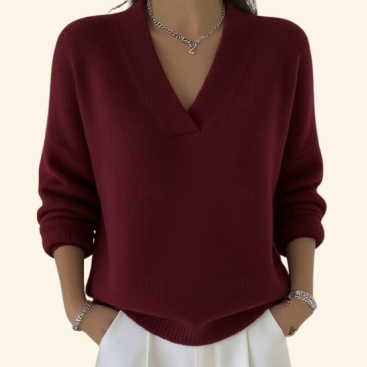 Shayla™ | Soft V-Neck Sweater
