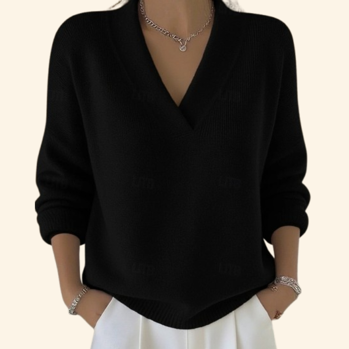 Shayla™ | Soft V-Neck Sweater