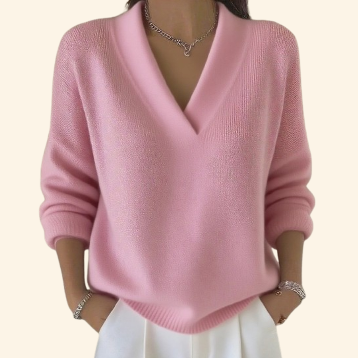 Shayla™ | Soft V-Neck Sweater