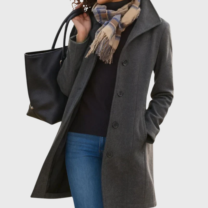 Carmela™ | Women’s Longline Button Closure Coat
