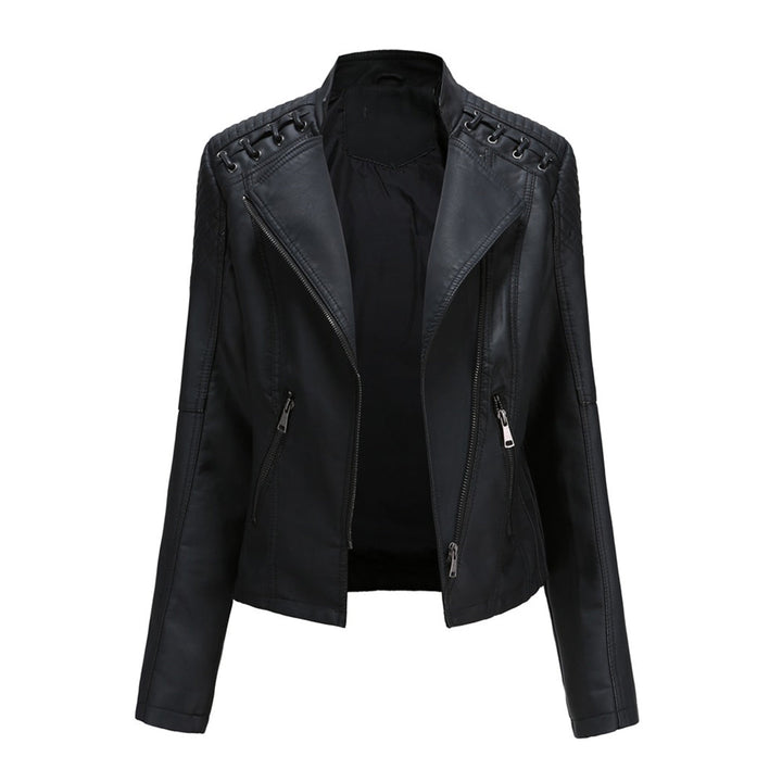 Marguerite™ | Classic Lace Detail Biker Jacket