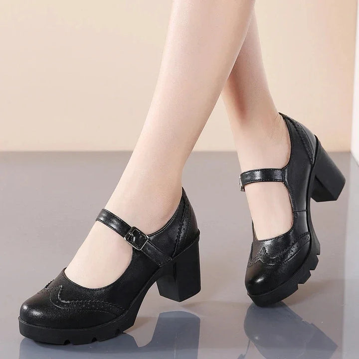Suzy | Elegant Leather Pumps