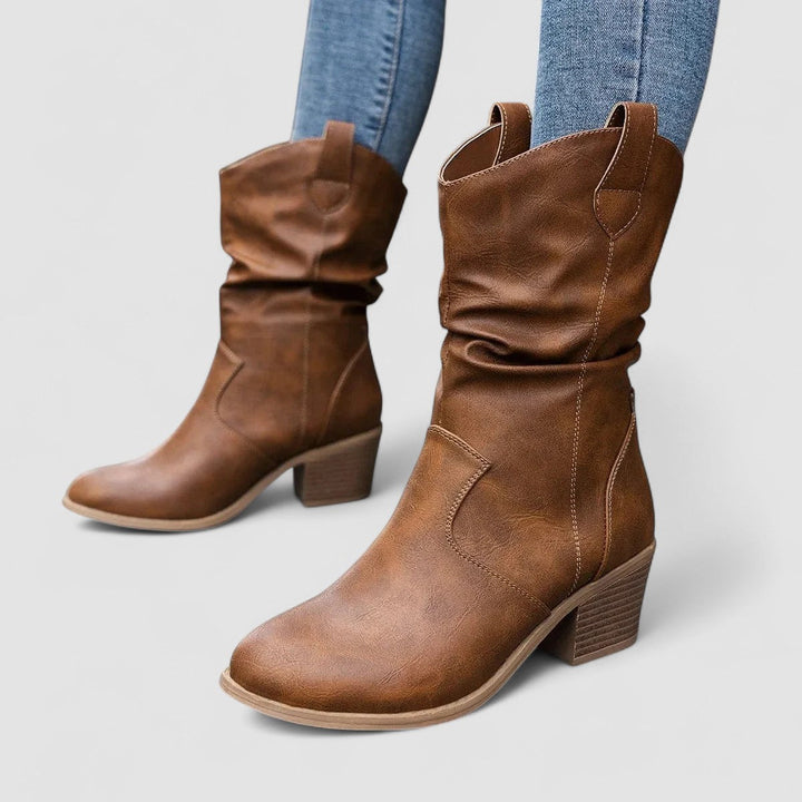 Holley™ | Leather Orthopedic Boots
