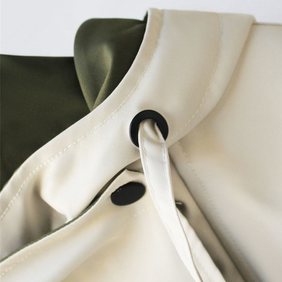 Fiore™ | Classic Autumn Layered Windbreaker Jacket