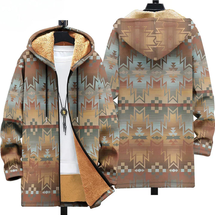 Amelia | Art-Inspired Hooded Cardigan