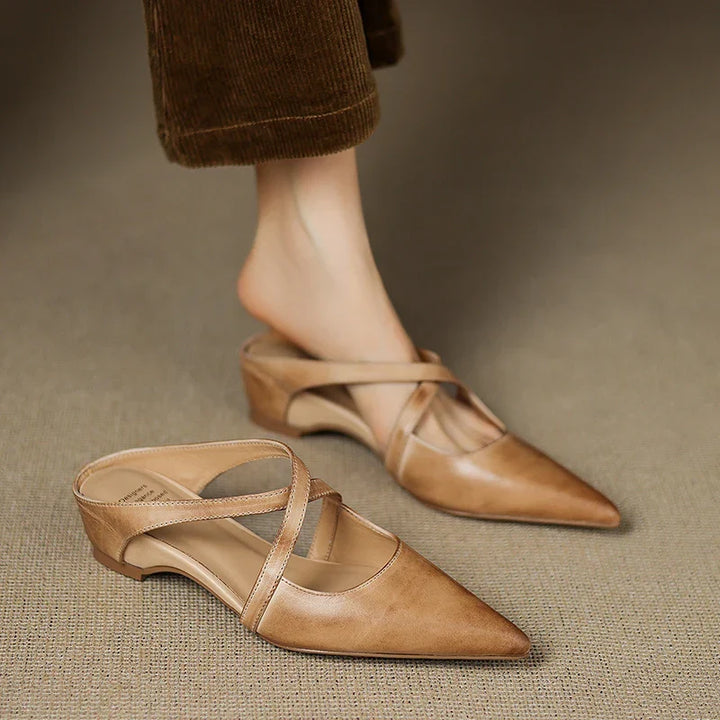 Aluna | Genuine Leather Mules