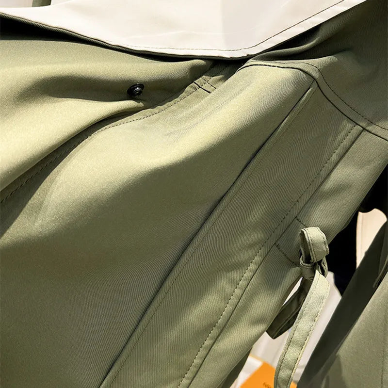 Fiore™ | Classic Autumn Layered Windbreaker Jacket