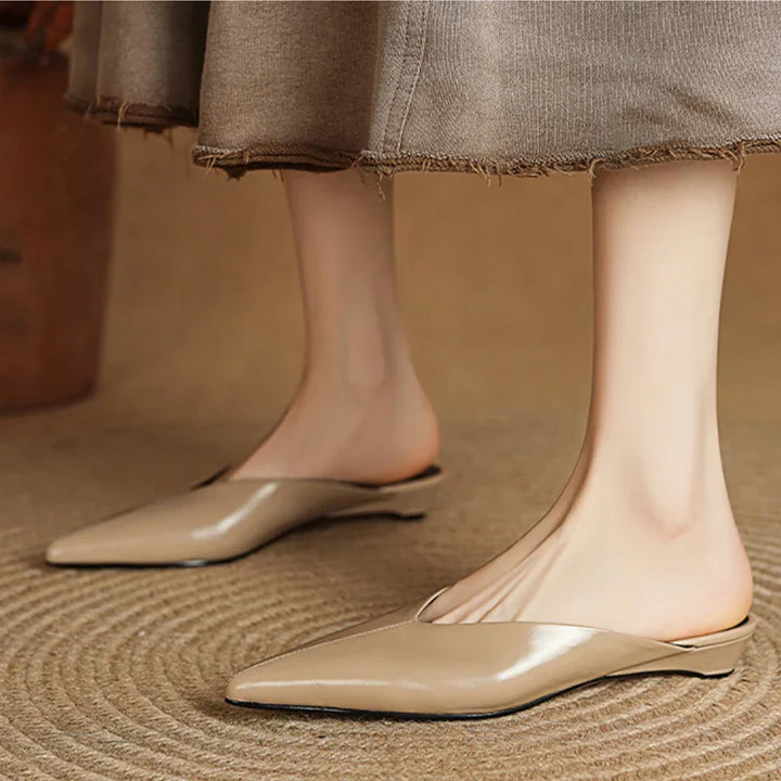 Eneva Leather Mules