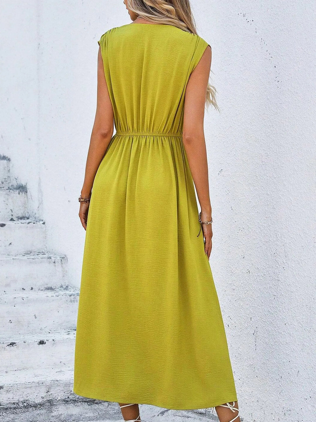 Corinne | Belted A-Line Midi