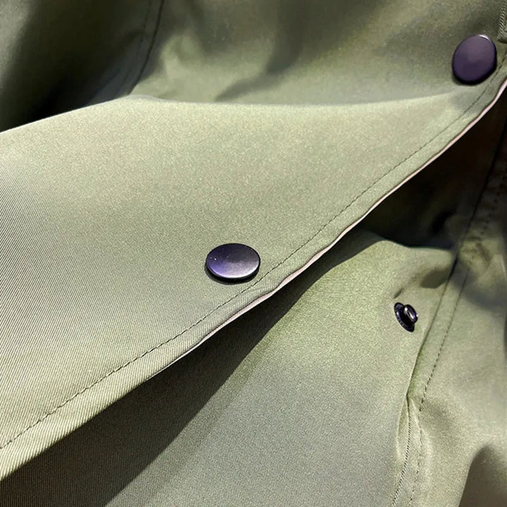 Fiore™ | Classic Autumn Layered Windbreaker Jacket