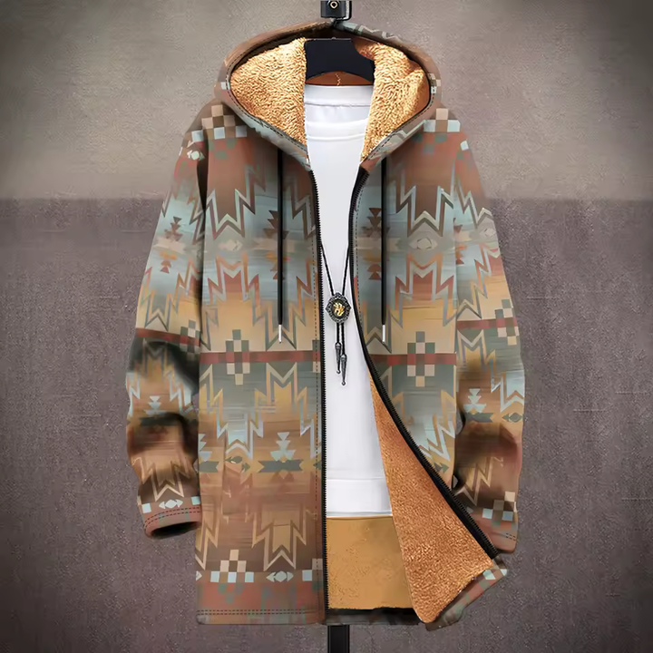 Amelia | Art-Inspired Hooded Cardigan