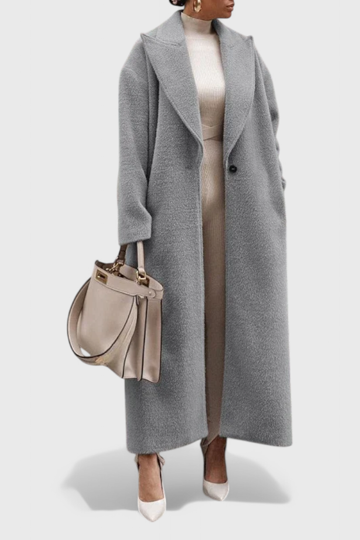 Chloé Fluid Silhouette Long Button Coat