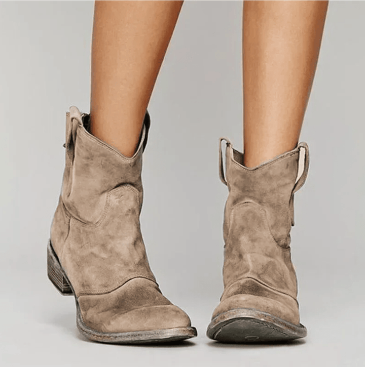 Charlotte - Suede Orthopedic Ankle Boots