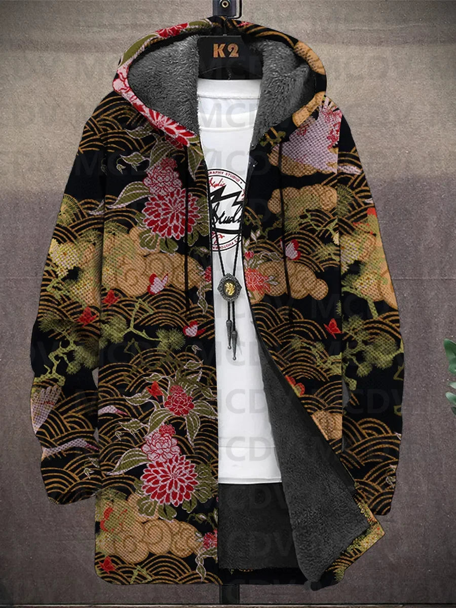 Harper | Art-Inspired Hooded Cardigan