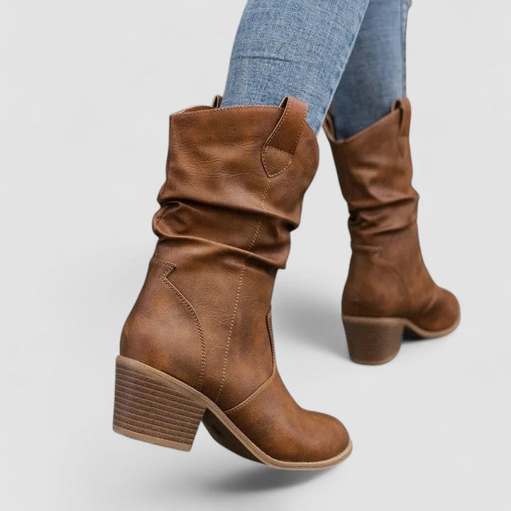 Holley™ | Leather Orthopedic Boots