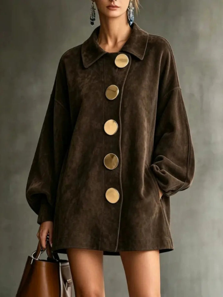 Isabella™ | Women Faux Suede Coat