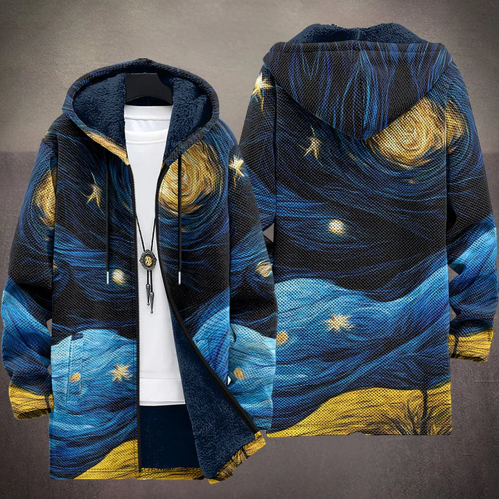 Brianna | Art-Inspired Hooded Cardigan