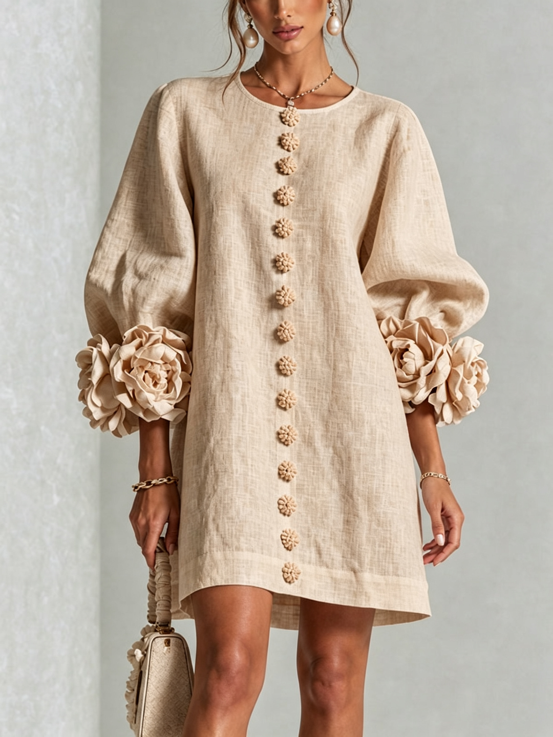 Rosalie - Button-Down Mini Dress