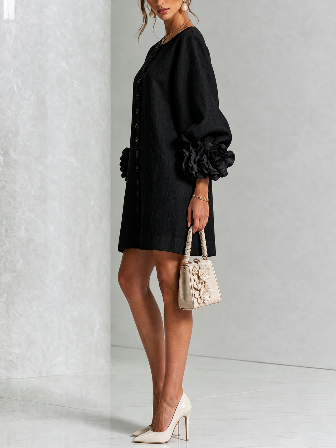 Rosalie - Button-Down Mini Dress