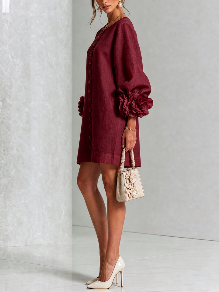 Rosalie - Button-Down Mini Dress