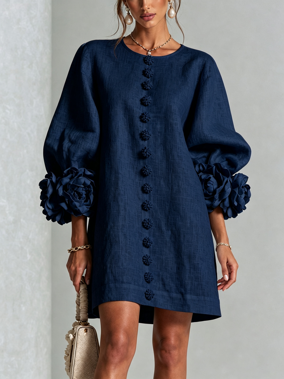 Rosalie - Button-Down Mini Dress