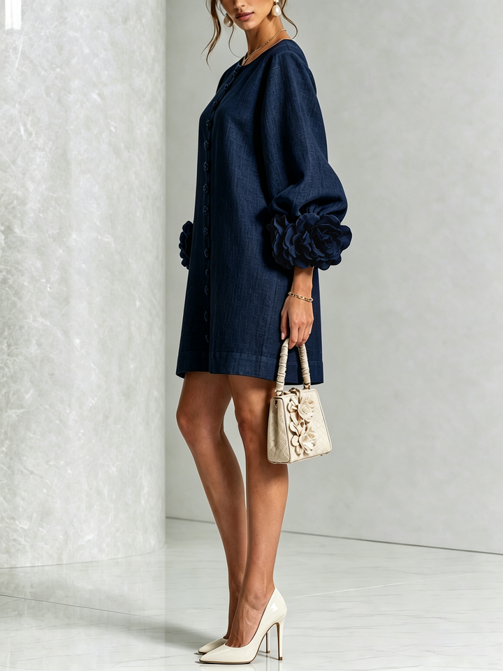 Rosalie - Button-Down Mini Dress