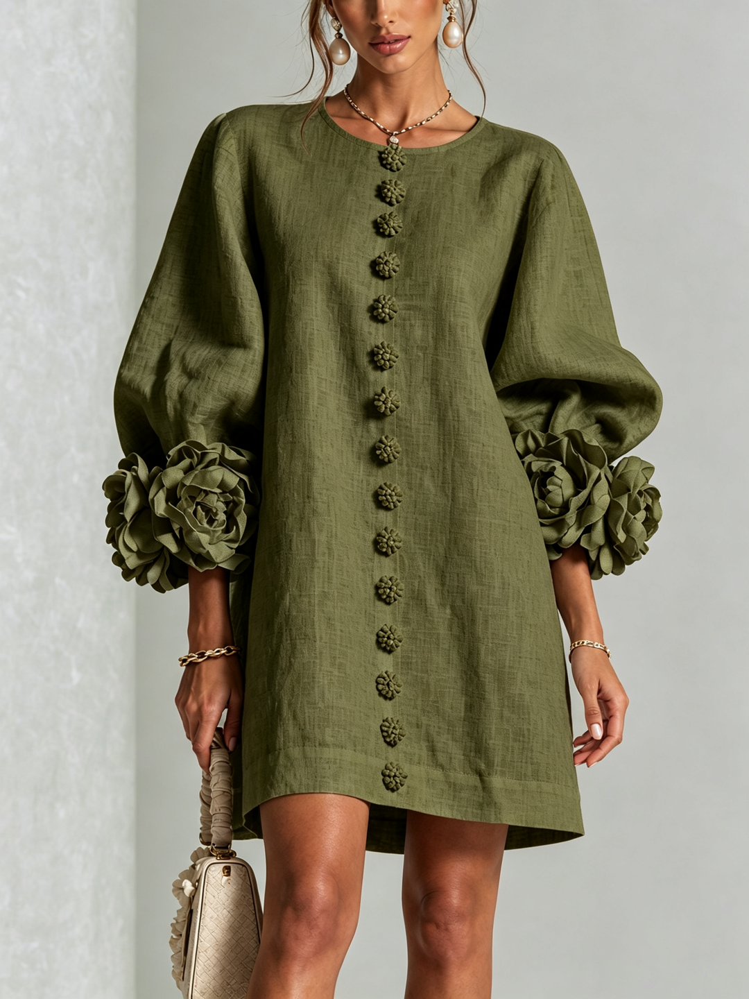 Rosalie | Button-Down Mini Dress