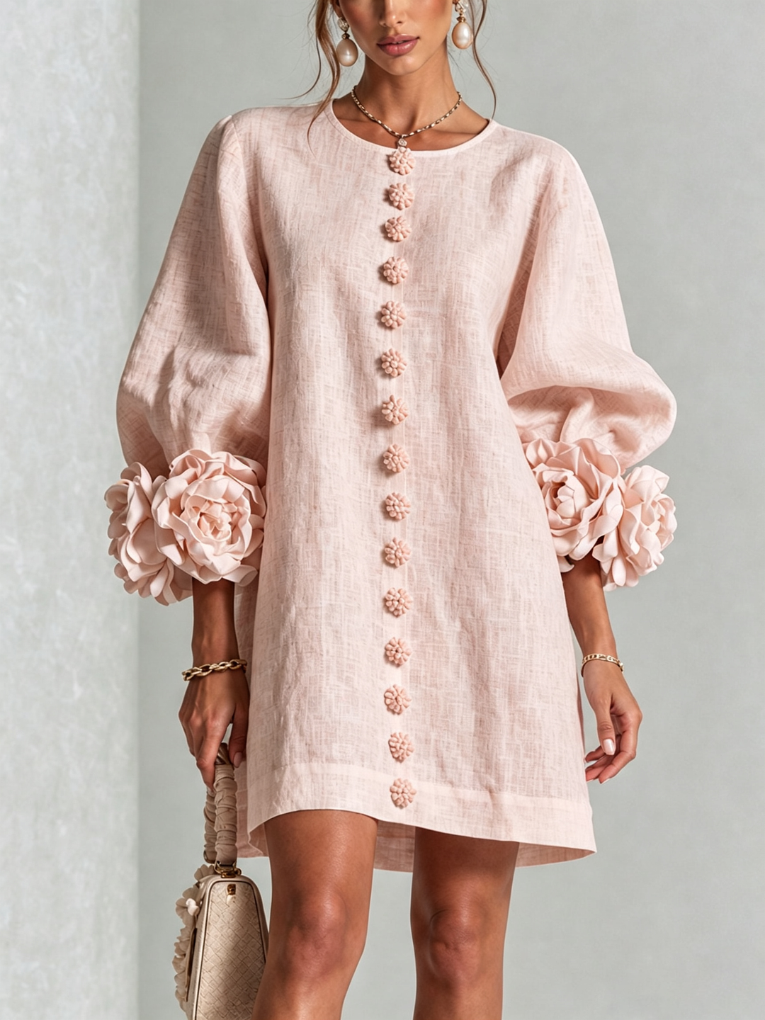 Rosalie - Button-Down Mini Dress