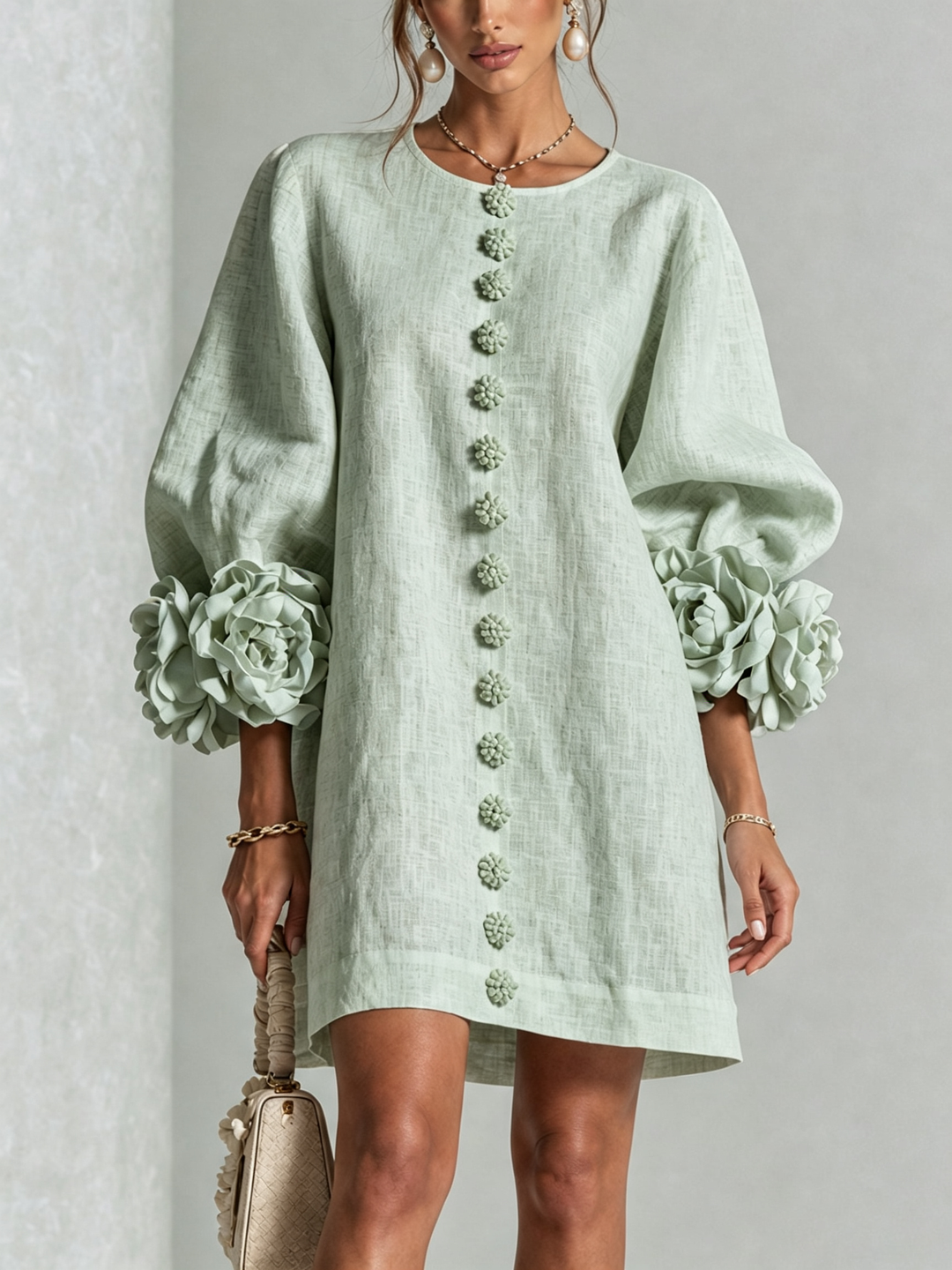 Rosalie - Button-Down Mini Dress