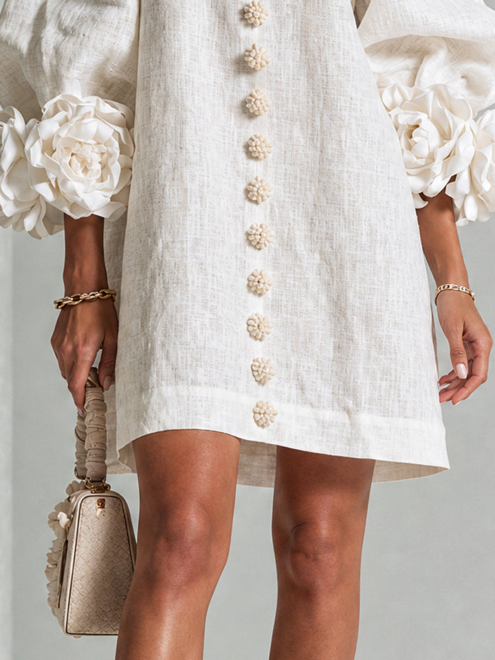 Avery | Button-Down Mini Dress