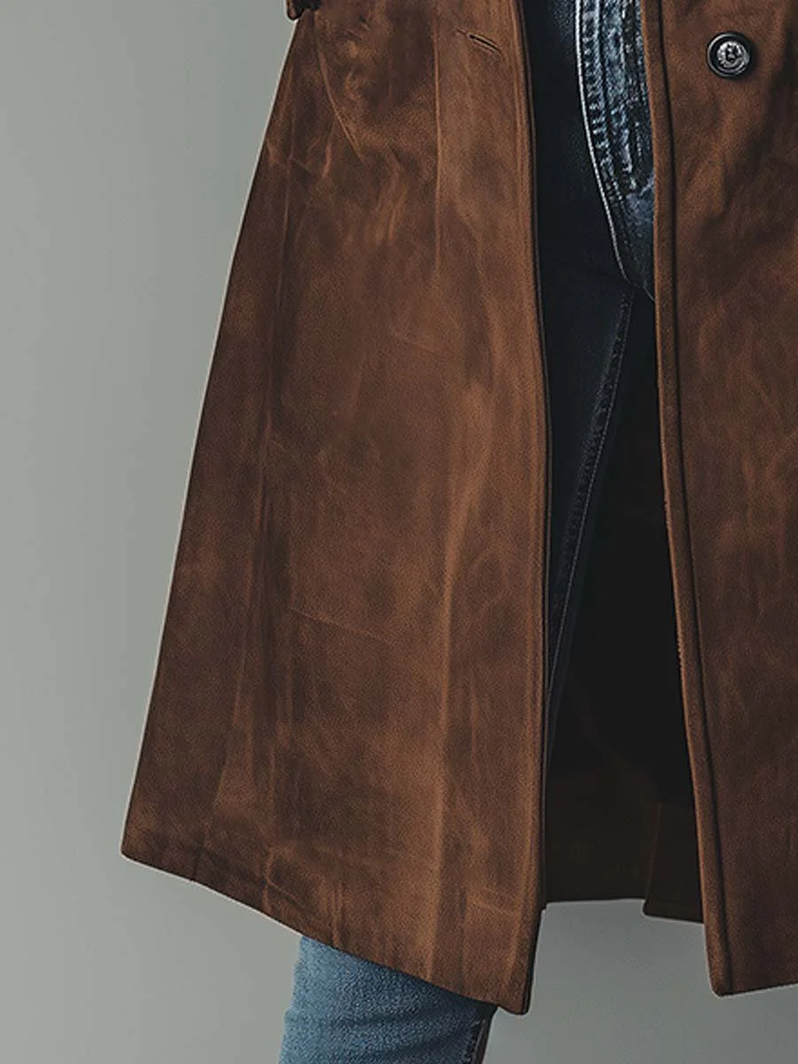 Colleen™ | Vintage Long Button Front Autumn Coat