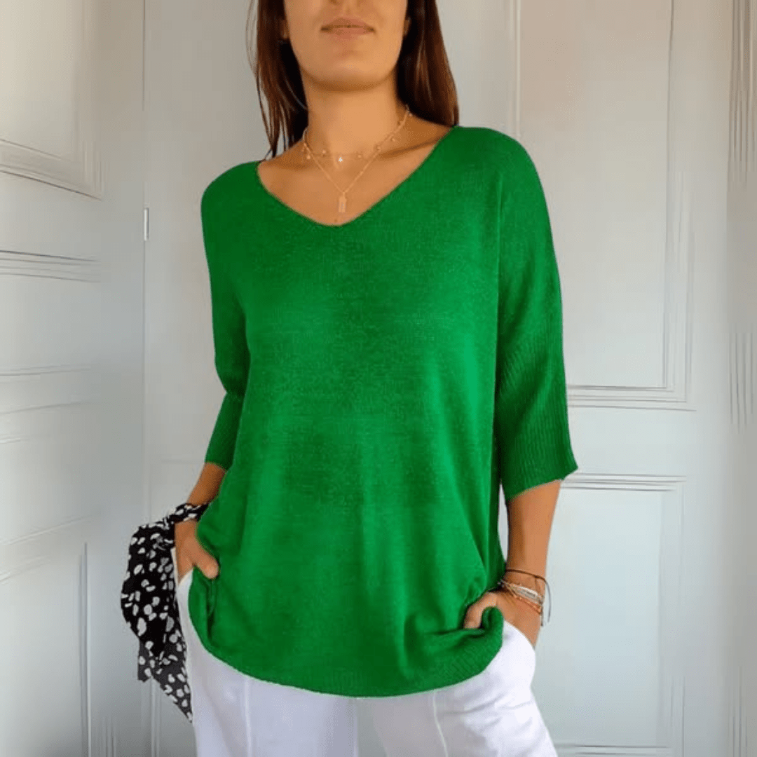 Sherri™ | Relaxed High-Neck Sweatshirt