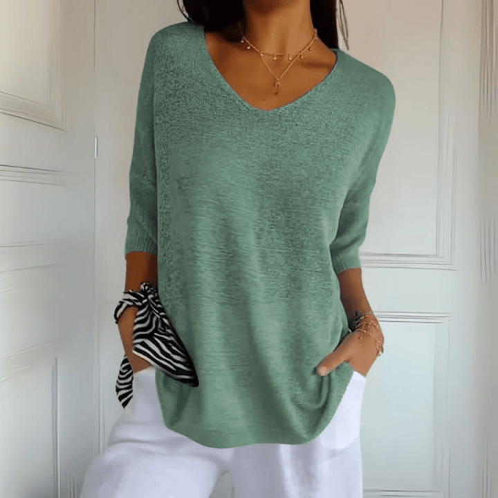 Sherri™ | Relaxed High-Neck Sweatshirt
