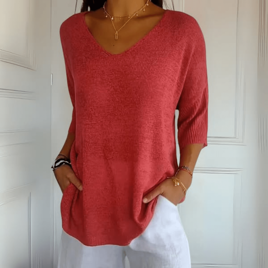 Sherri™ | Relaxed High-Neck Sweatshirt