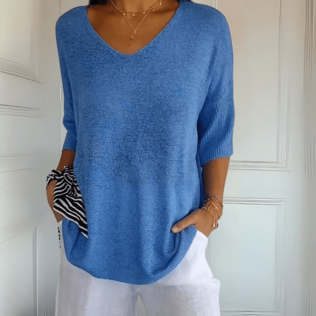 Sherri™ | Relaxed High-Neck Sweatshirt