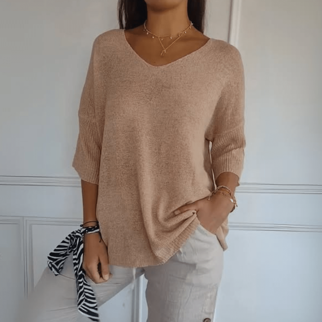 Sherri™ | Relaxed High-Neck Sweatshirt