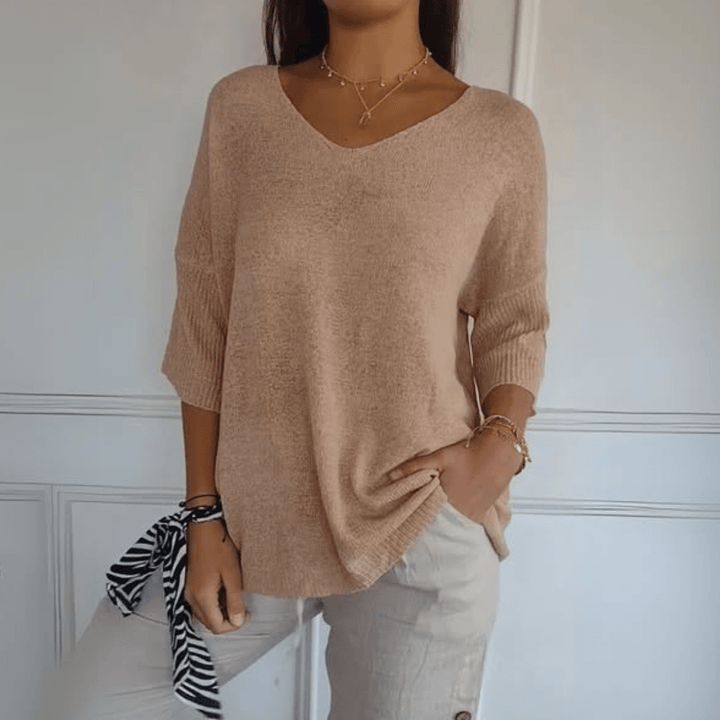 Sherri™ | Relaxed High-Neck Sweatshirt