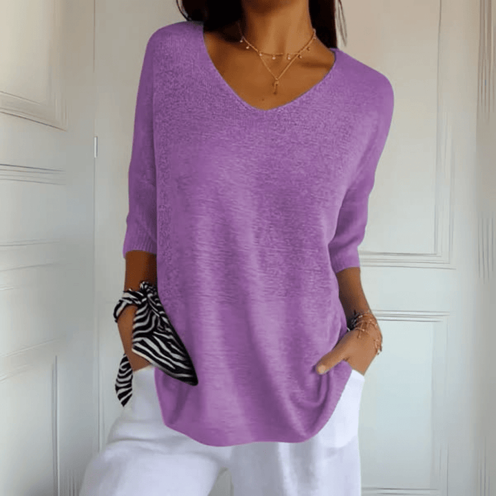 Sherri™ | Relaxed High-Neck Sweatshirt