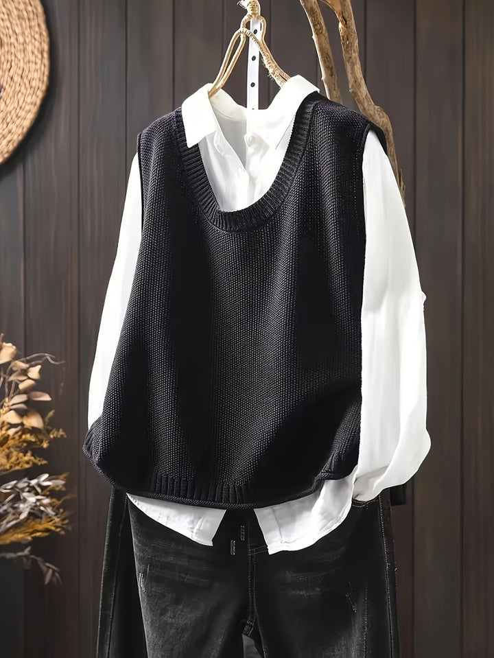 Maisie™ | Casual Scoop-Neck Cardigan