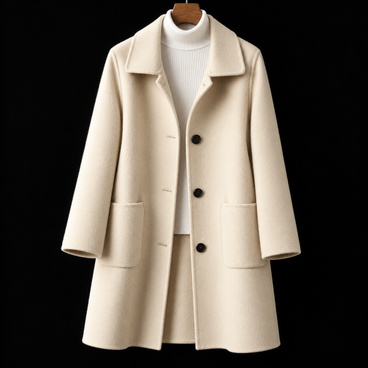 Candace™ | Classic Single Breasted Longline Winter Coat
