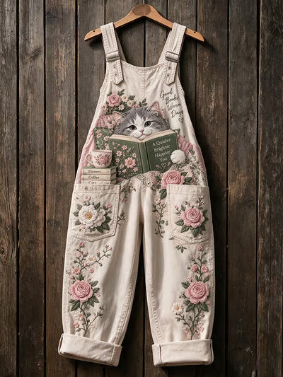 Tiffany™ | Timeless Cat-Print Jumpsuit