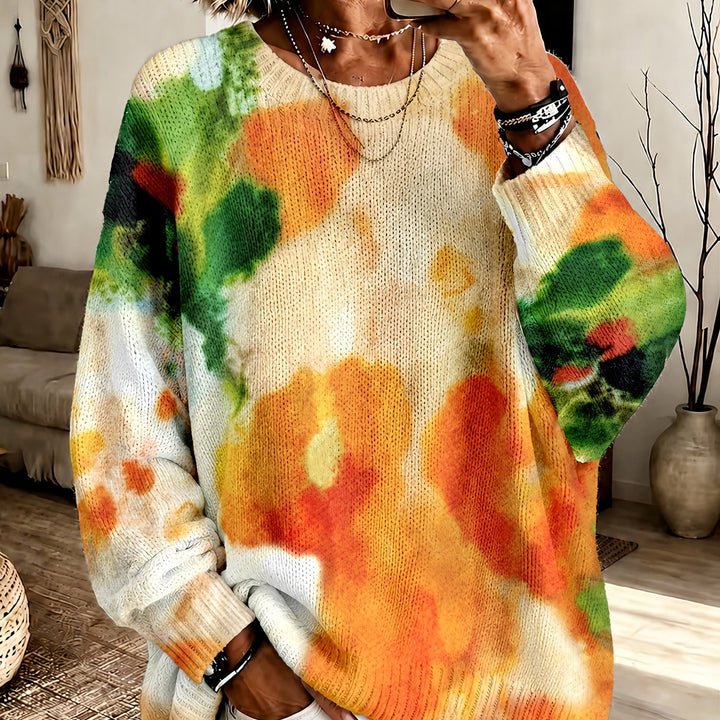 Amberlei | Tie-Dye Floral Sweater for Women