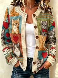 Lindsey™ | Cozy Nature Inspired Button Front Cardigan
