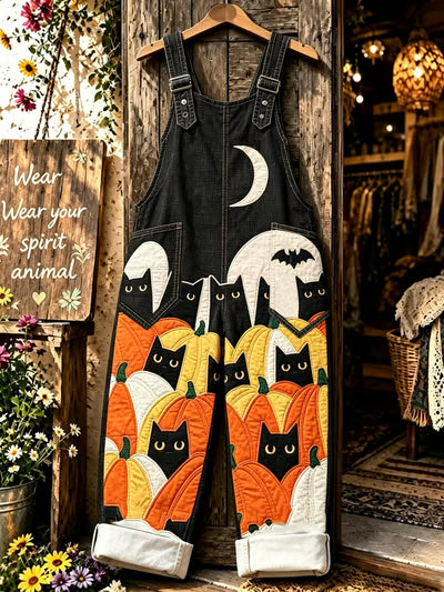 Jaclyn™ | Timeless Cat-Print Jumpsuit