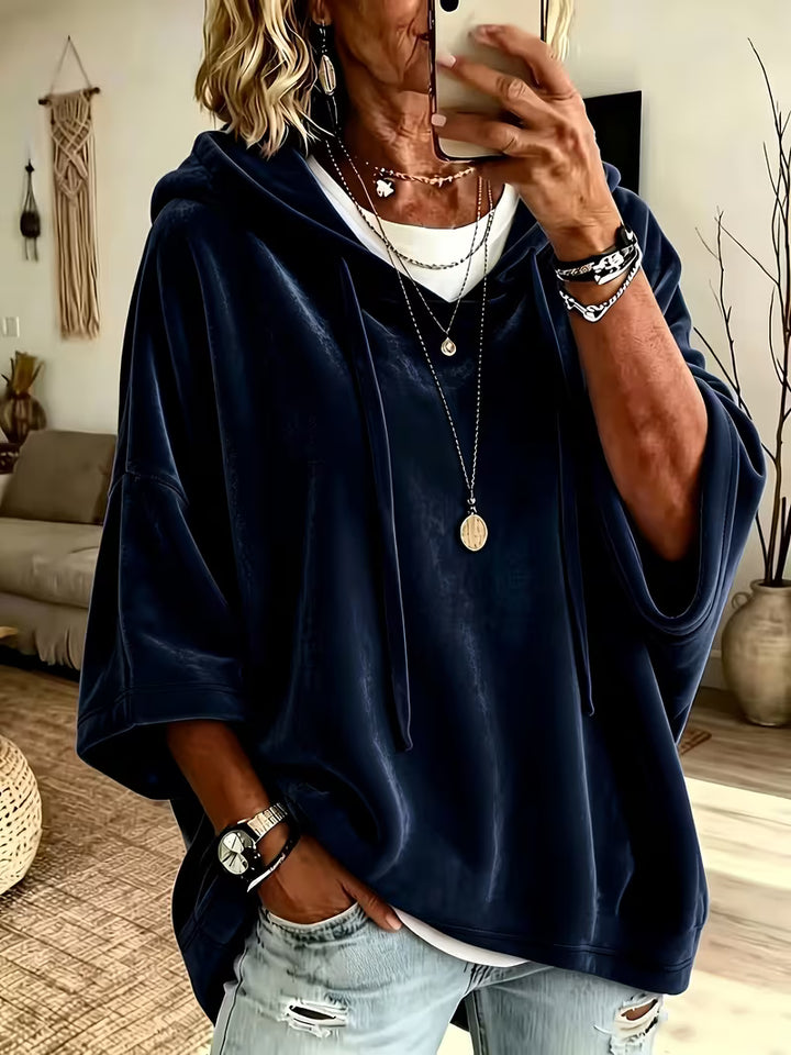 Stella™ | Relaxed Oversized Velvet Hooded Sweater