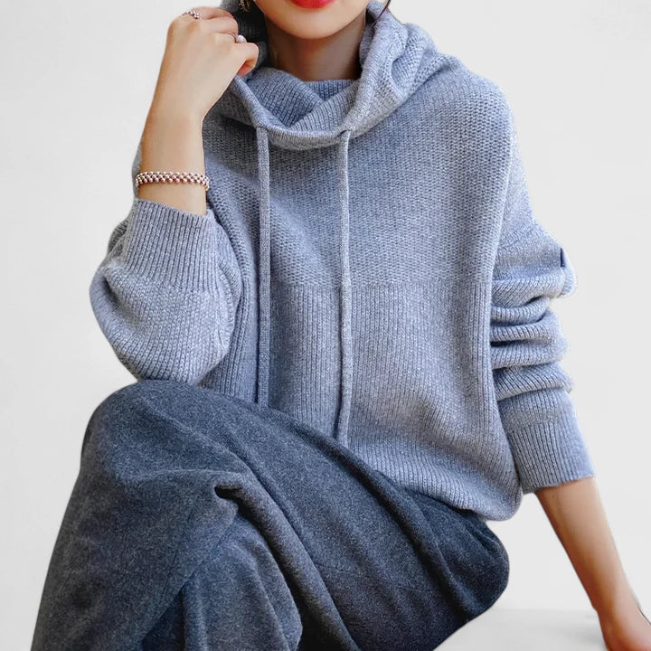 Marie™ | Cozy Knit Hoodie