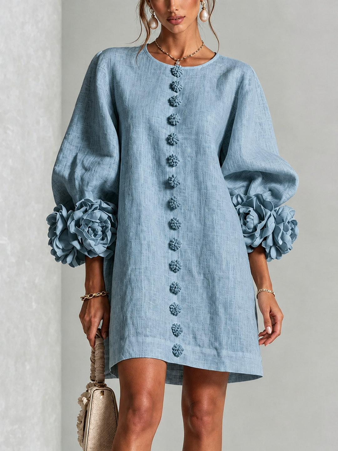 Eliana | Button-Down Mini Dress