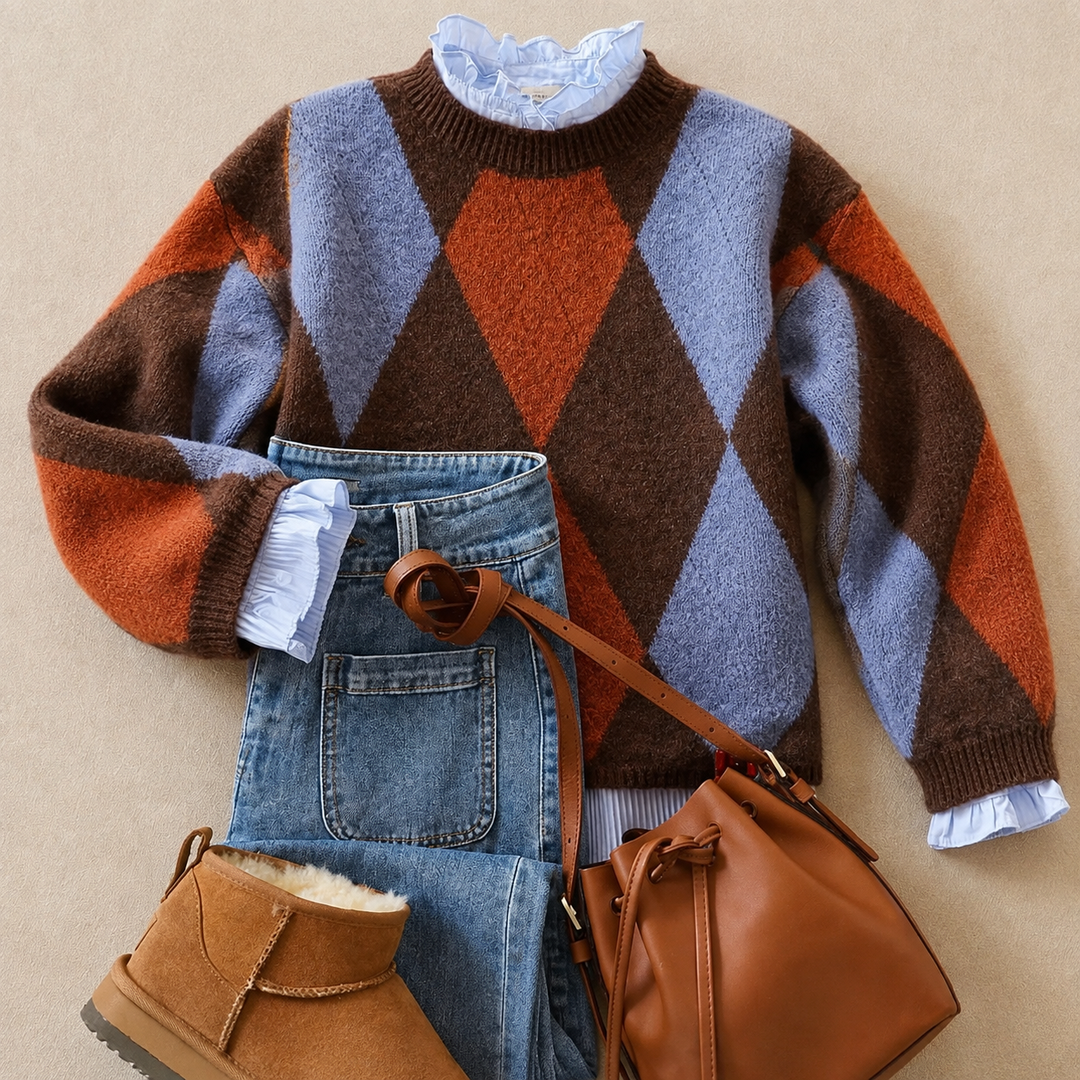 Callie™ | Classic Vintage Knit Sweater