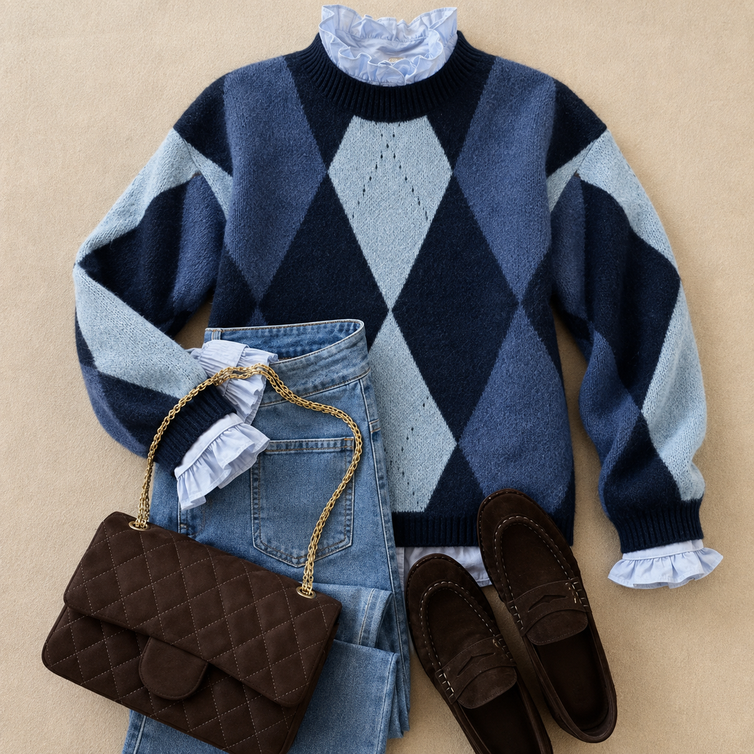 Callie™ | Classic Vintage Knit Sweater