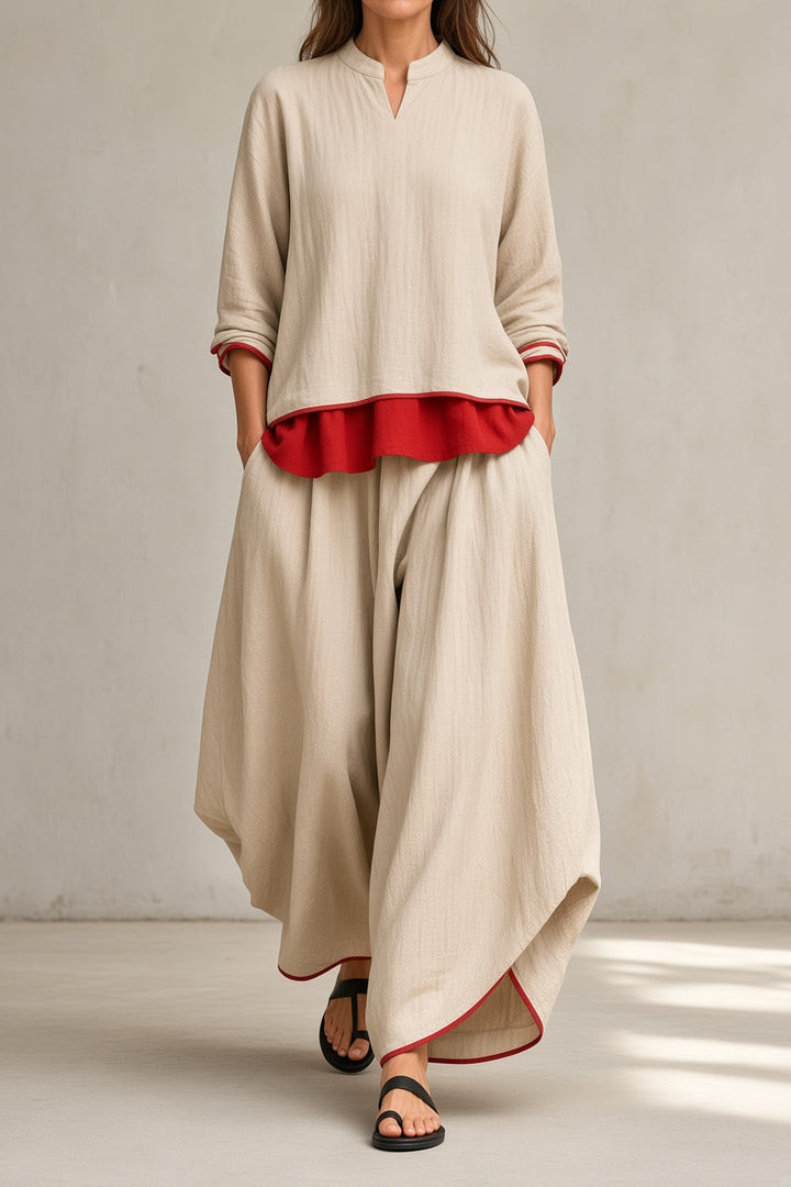 Rosalind | Relaxed Layered Two-Piece Set